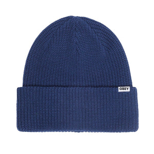 Bold Organic Beanie Academy Navy - Cappellino in Maglia Blu 100030170 ANV OBEY 