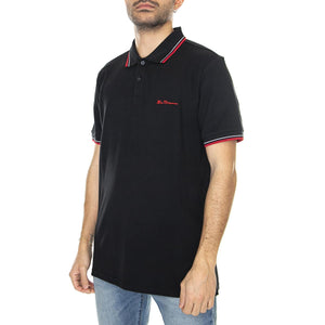 Signature Polo Black - Polo Uomo Nera 59310-290  BEN SHERMAN 