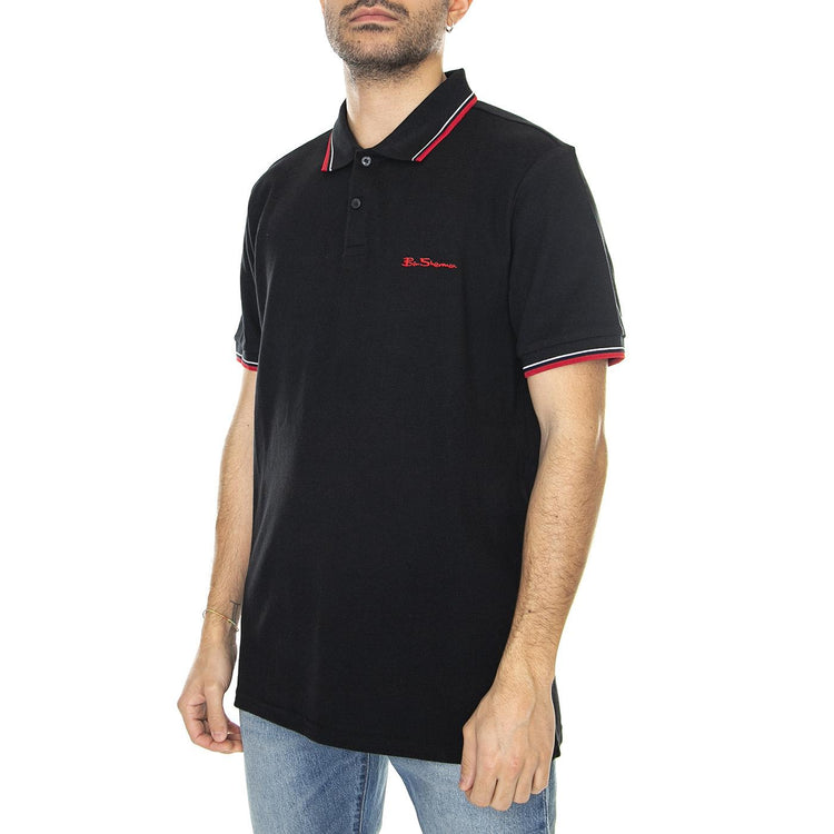 Signature Polo Black - Polo Uomo Nera 59310-290  BEN SHERMAN 