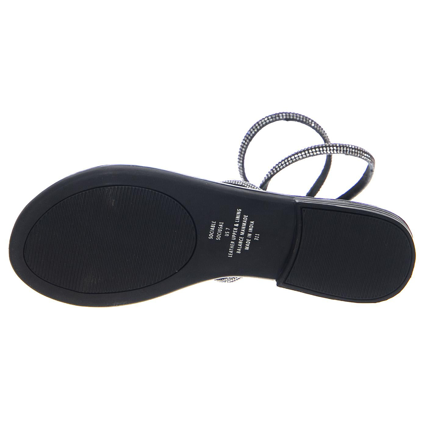 Sociable Black / Silver - Sandali Donna Argento SMSSOCIABLE-BLKSIL  STEVE MADDEN 