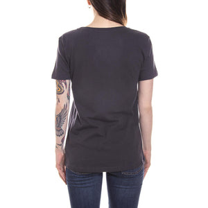 Wm Double Fortune T-Shirt - Phantom Black - Maglietta Girocollo Donna Nera VA31PJ6RJ  VANS 