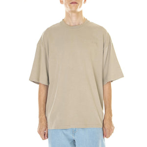 M' SJ Script Logo Backprint Peached Tee Sand - Maglietta Girocollo Uomo Beige 6037513/231-02  SEAN JOHN 