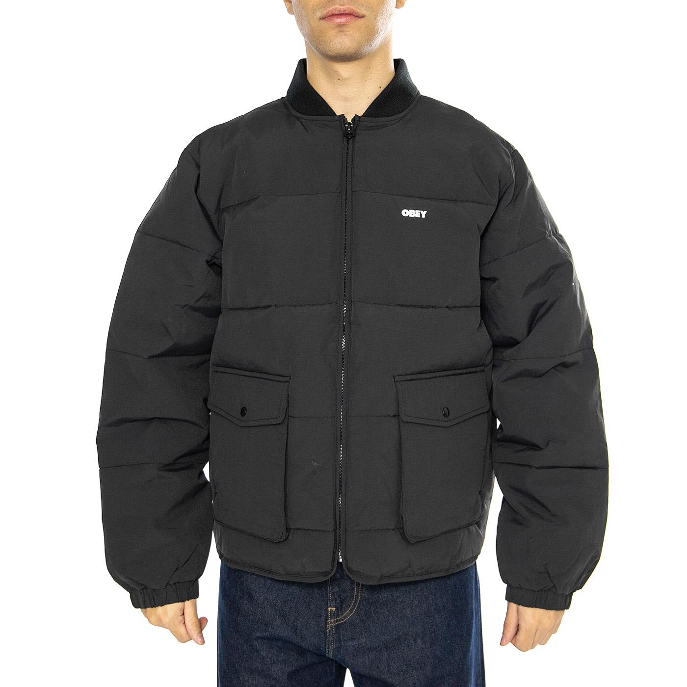 Charlie Jacket Black - Giacca Uomo Nera 121800546-BLK  OBEY 