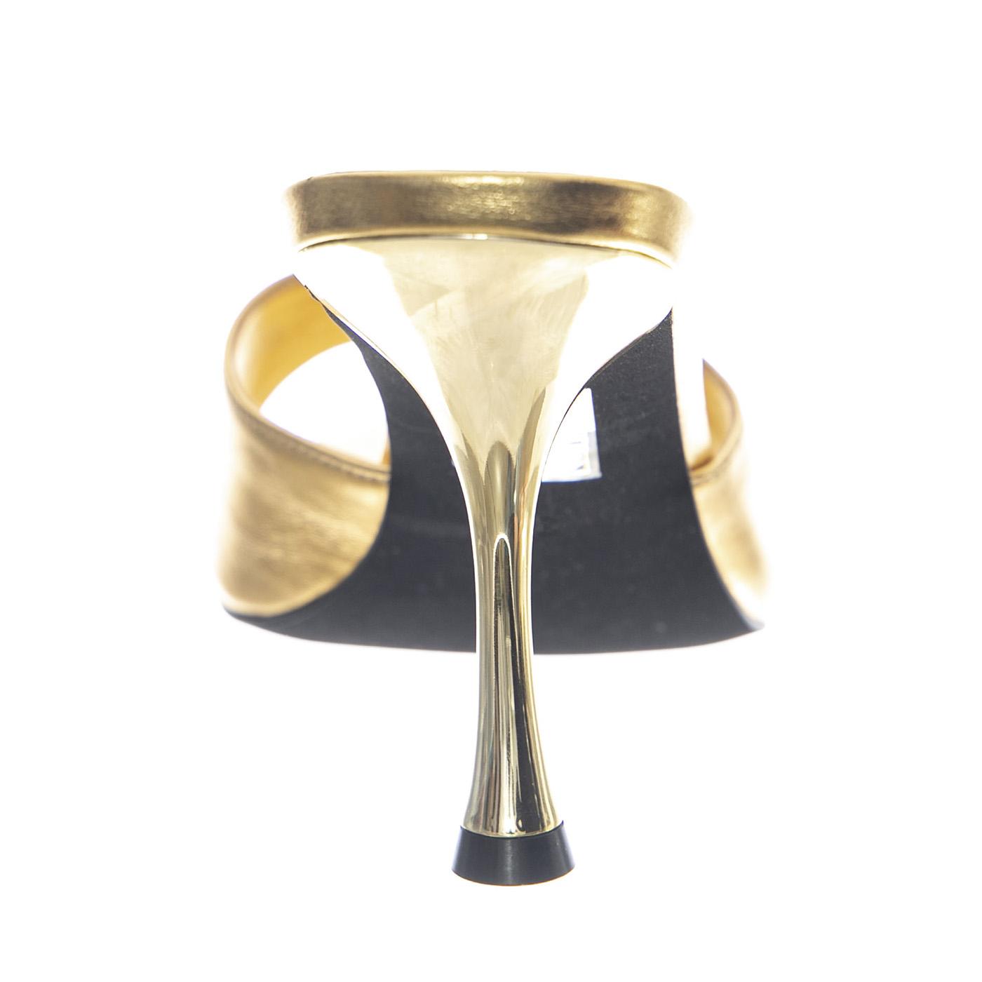 AGENT Gold Crinkle Metallic - Sandali Donna Oro JCSJCD-195-3-41 . JEFFREY CAMPBELL 