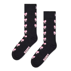 Bow Sock - Calzini Neri P003179 BLACK HAPPY SOCKS 