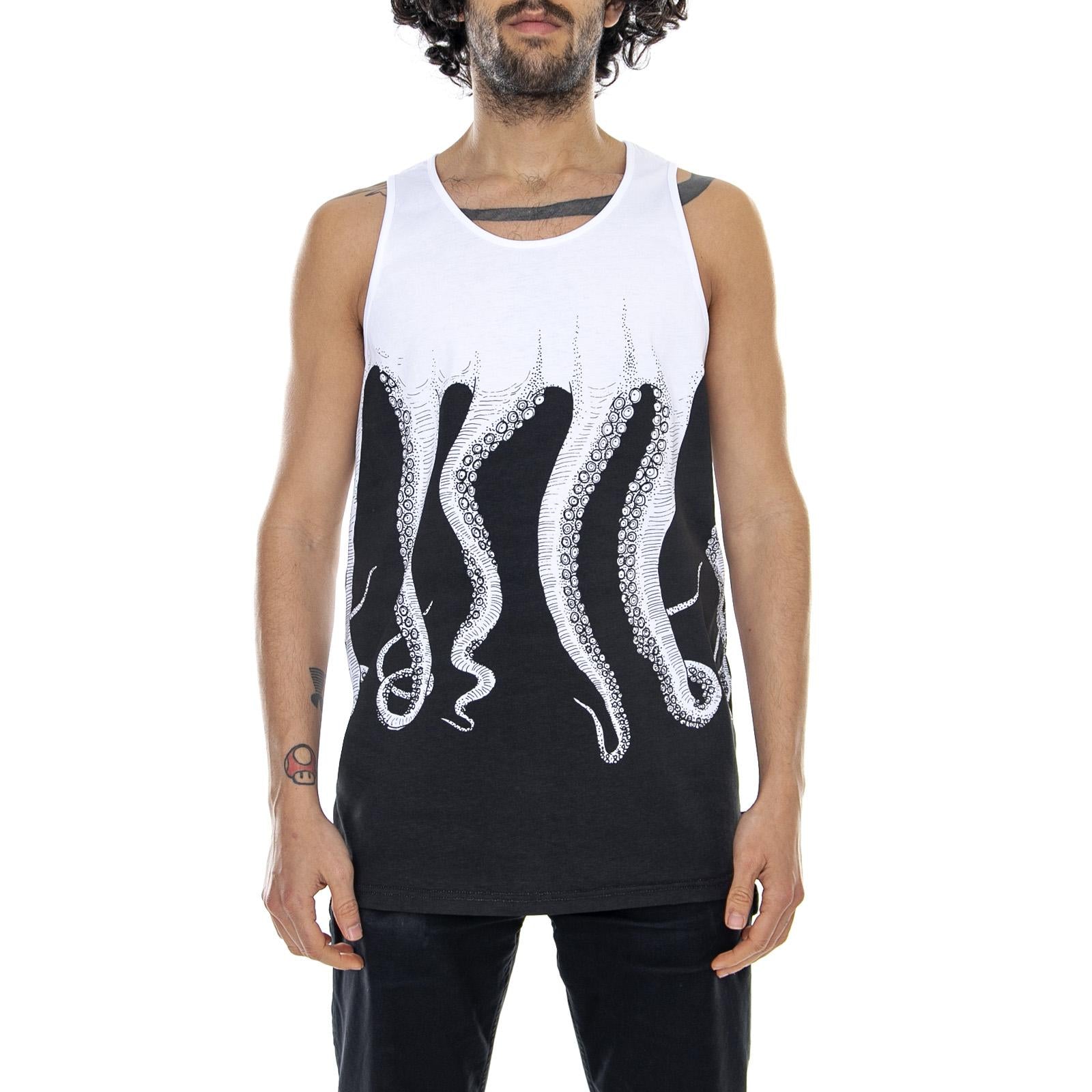  19SOTT01-WHITE-BLACK  OCTOPUS 