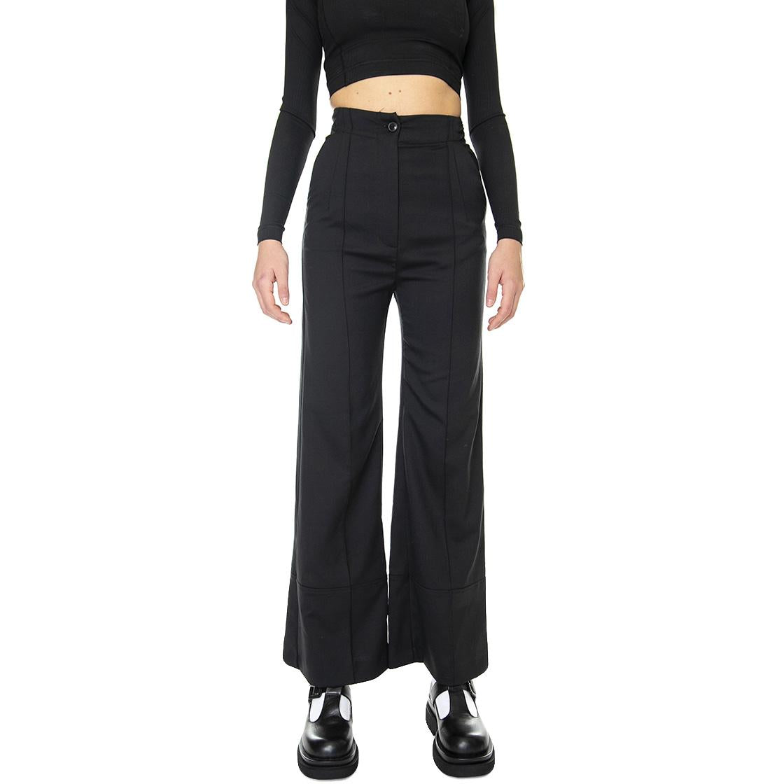 Pantaloni Donna Nero Diamante 221SD25019-S3000  ALESSIA SANTI 