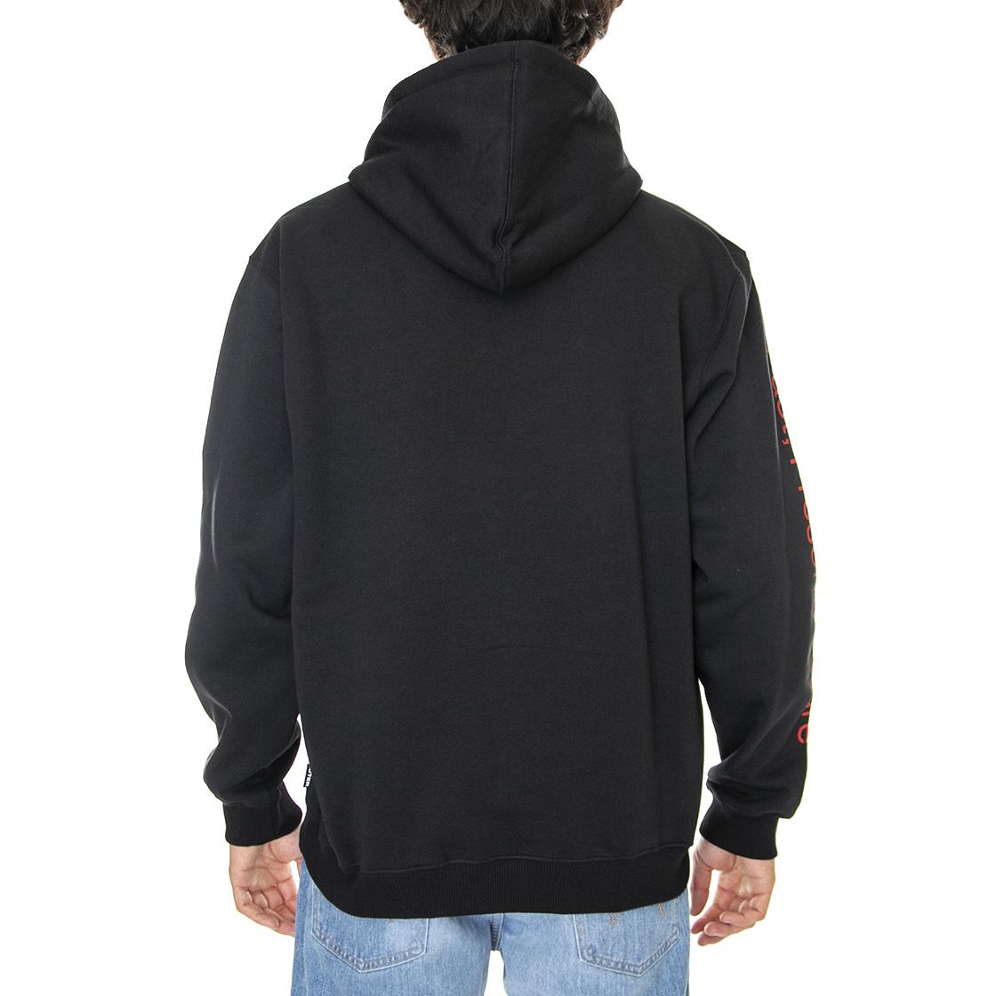 History Zip Hood Black - Felpa con Cappuccio e Zip Uomo Nera 22WISZ04-BLACK  IUTER 