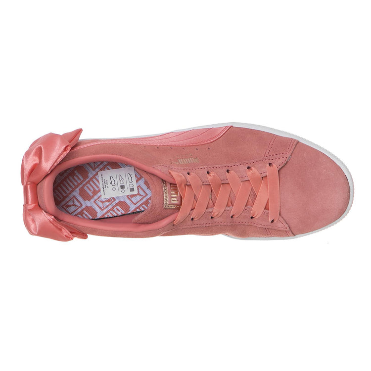 Suede Bow Wn s Shell Pink-Shell Pin 36731701  PUMA 