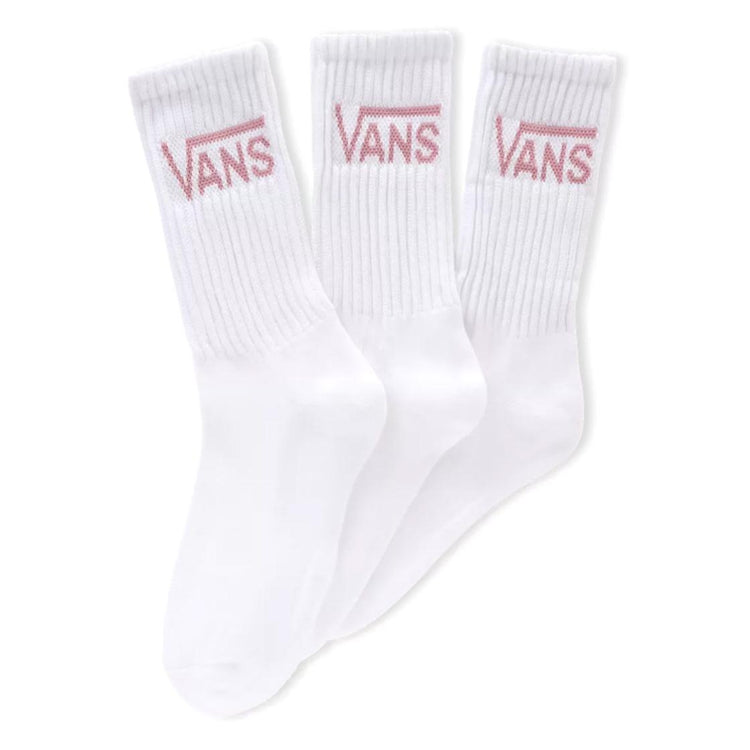 Wm Classic Crew 6.5-10 3PK White / Lilas - Set da Tre Paia di Calzini Bianchi VN0A49ZFY0M1  VANS 