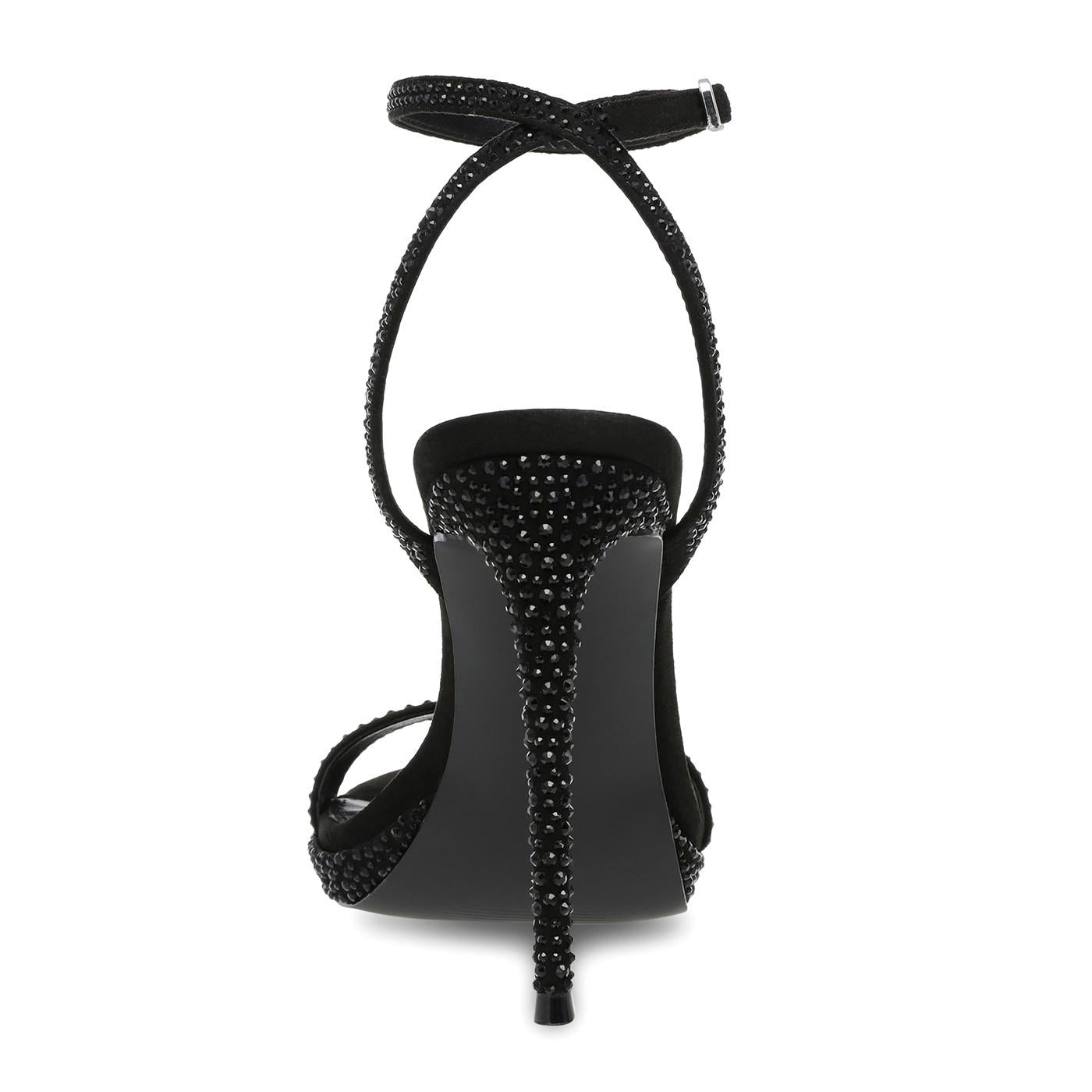 Wordly-R Black Crystal - Sandali Donna Neri SMSWORDLY-R-BLK  STEVE MADDEN 