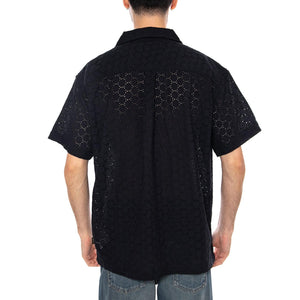 SS RESORT SHIRT DARK NAVY - Camicia Maniche Corte Uomo Blu 112378062 BL WRANGLER 