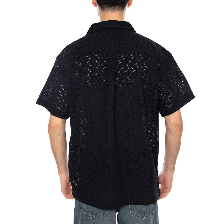 SS RESORT SHIRT DARK NAVY - Camicia Maniche Corte Uomo Blu 112378062 BL WRANGLER 