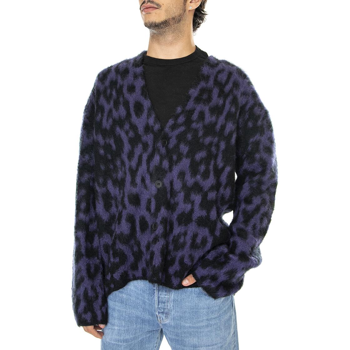 Hiji Cardigan Violet / Black - Cardigan Uomo Viola / Nero I029761.1B2.67.-1B2.67  EDWIN 