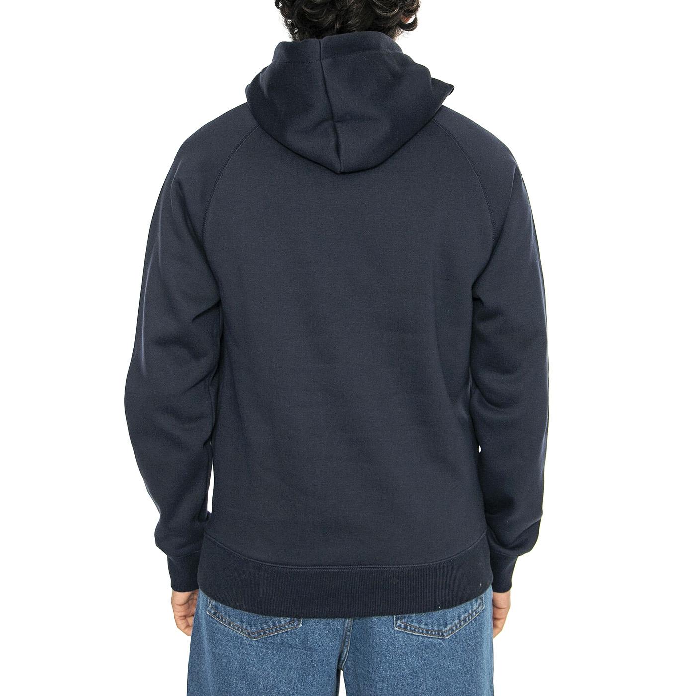 Hooded Chase Sweat Mizar / Gold - Felpa con Cappuccio Uomo Blu I033661.2MZXX  CARHARTT WIP 