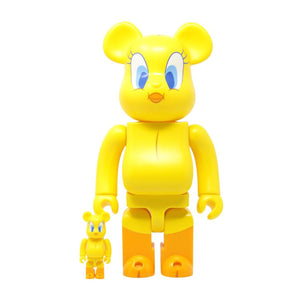 BE@RBRICK Tweety 100% & 400% - Toy Multicolore MDTTWEETY  MEDICOM TOY 