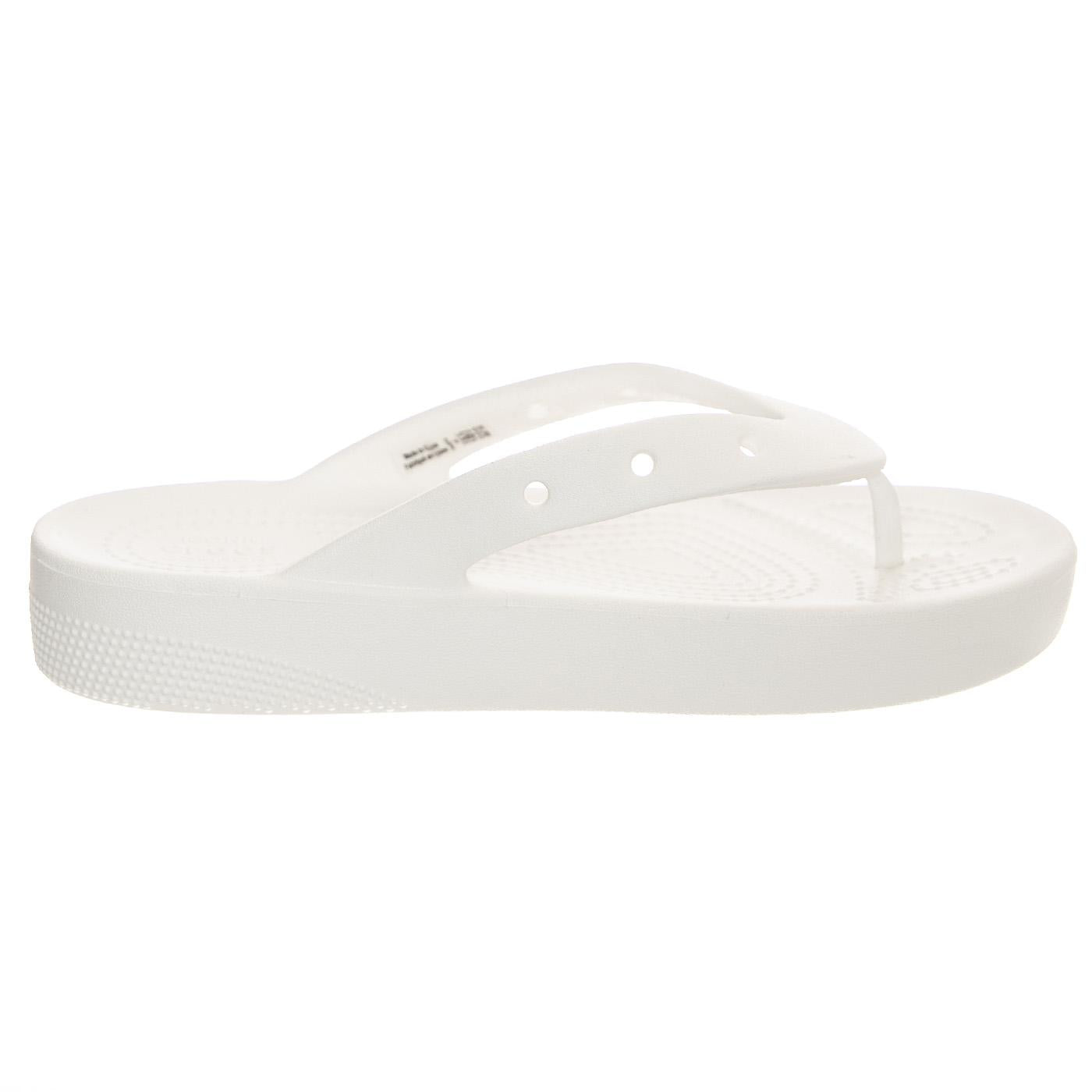 W' Classic Platform Flip White - Sandali Donna Bianchi CR.207714-WHI  CROCS 