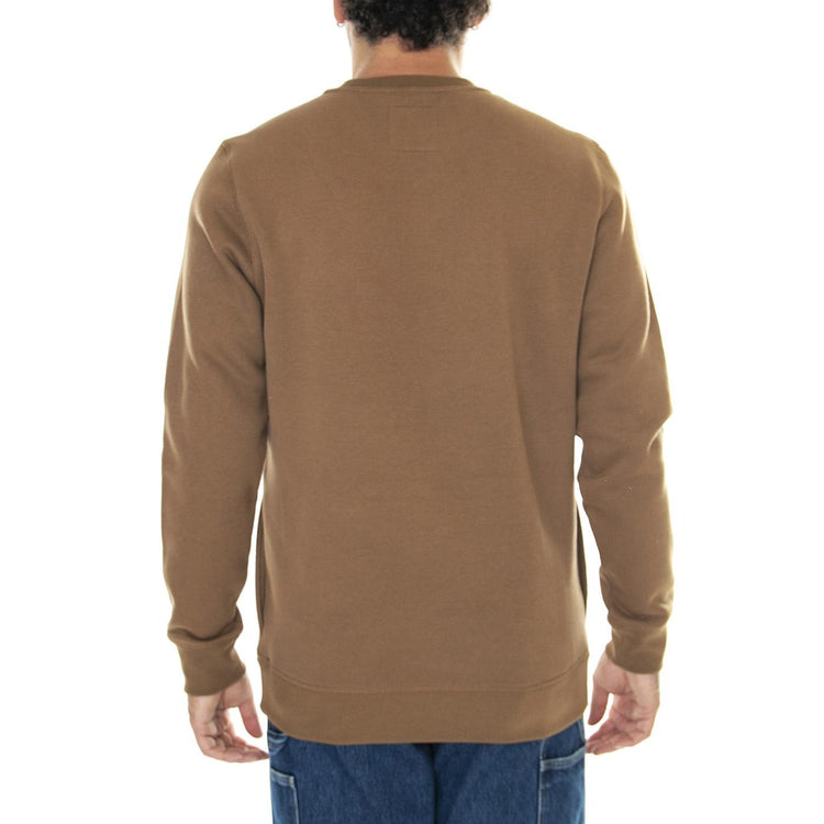 Mn Comfycush Crew Fleece Sepia - Felpa Girocollo Uomo Marrone VN0A4POD0E01  VANS 