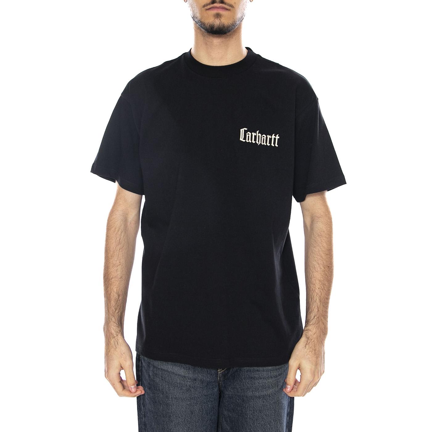 S/S Schooling T-Shirt -- Maglietta Uomo Nera I035453.89XX . CARHARTT WIP 