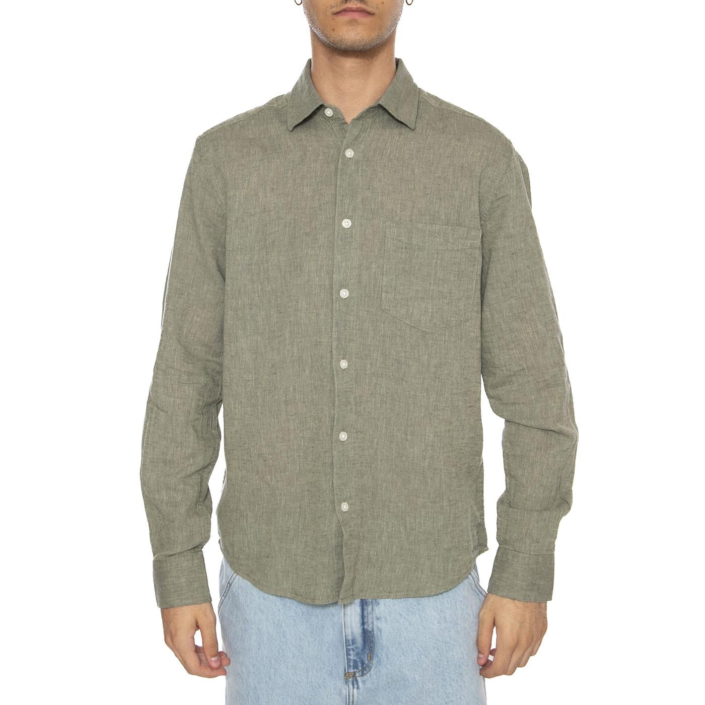 Onscaiden Life Shirt Noos Green - Camicia Mancihe Corte Uomo Verde 22031804-VRD  ONLY & SONS 
