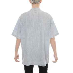 Sergei Short Sleeve Light Blue Stripe 1811109-285  DR. DENIM 