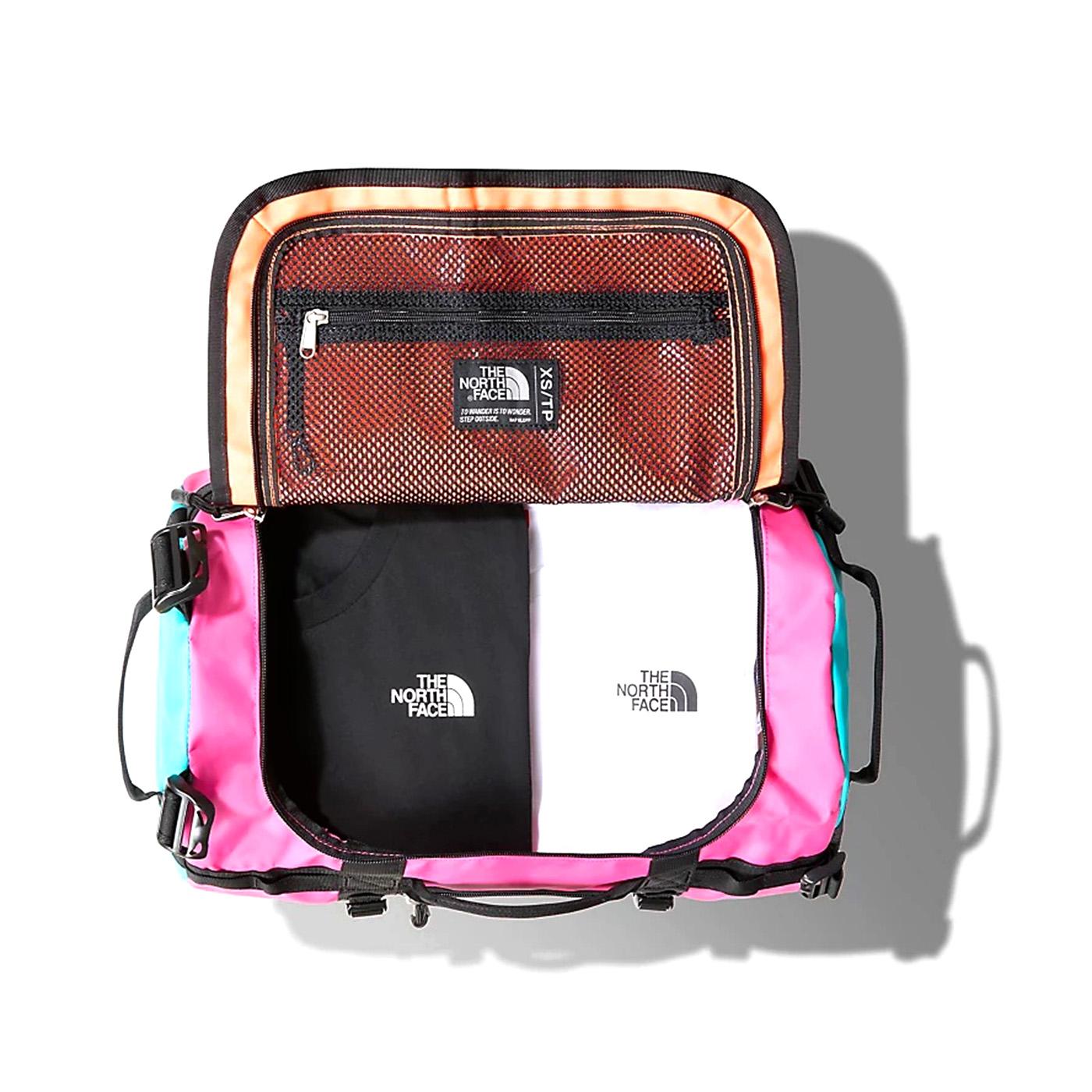 Base Camp Duffel - XS Mr. Pink / Aprs Blue / Power Orange - Borsa da Viaggio Multicolore NF0A52SSOK61  THE NORTH FACE 