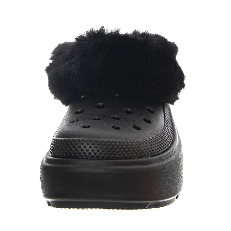 Stomp Lined Clog BLK - Sandali Donna Neri CR.208546-BLK  CROCS 