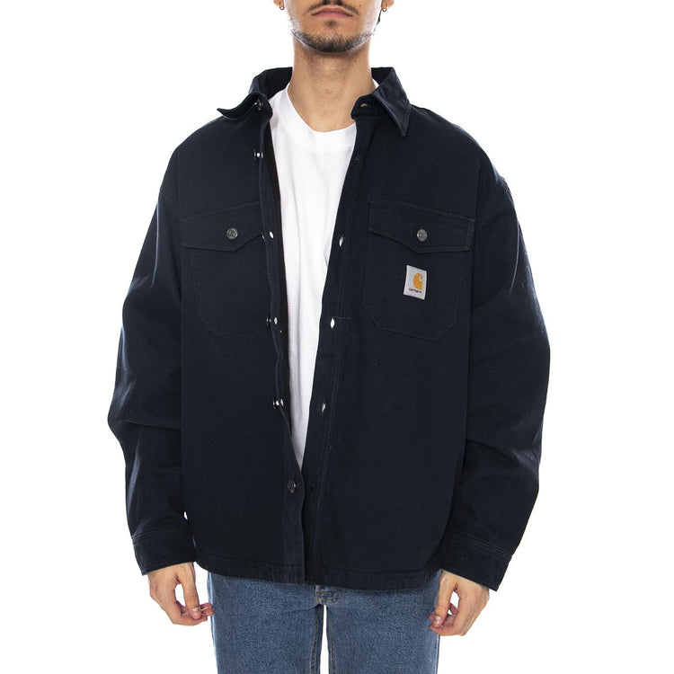 Selby Shirt Jac Deep Night - Camicia Uomo Blu I035305.J0XX . CARHARTT WIP 