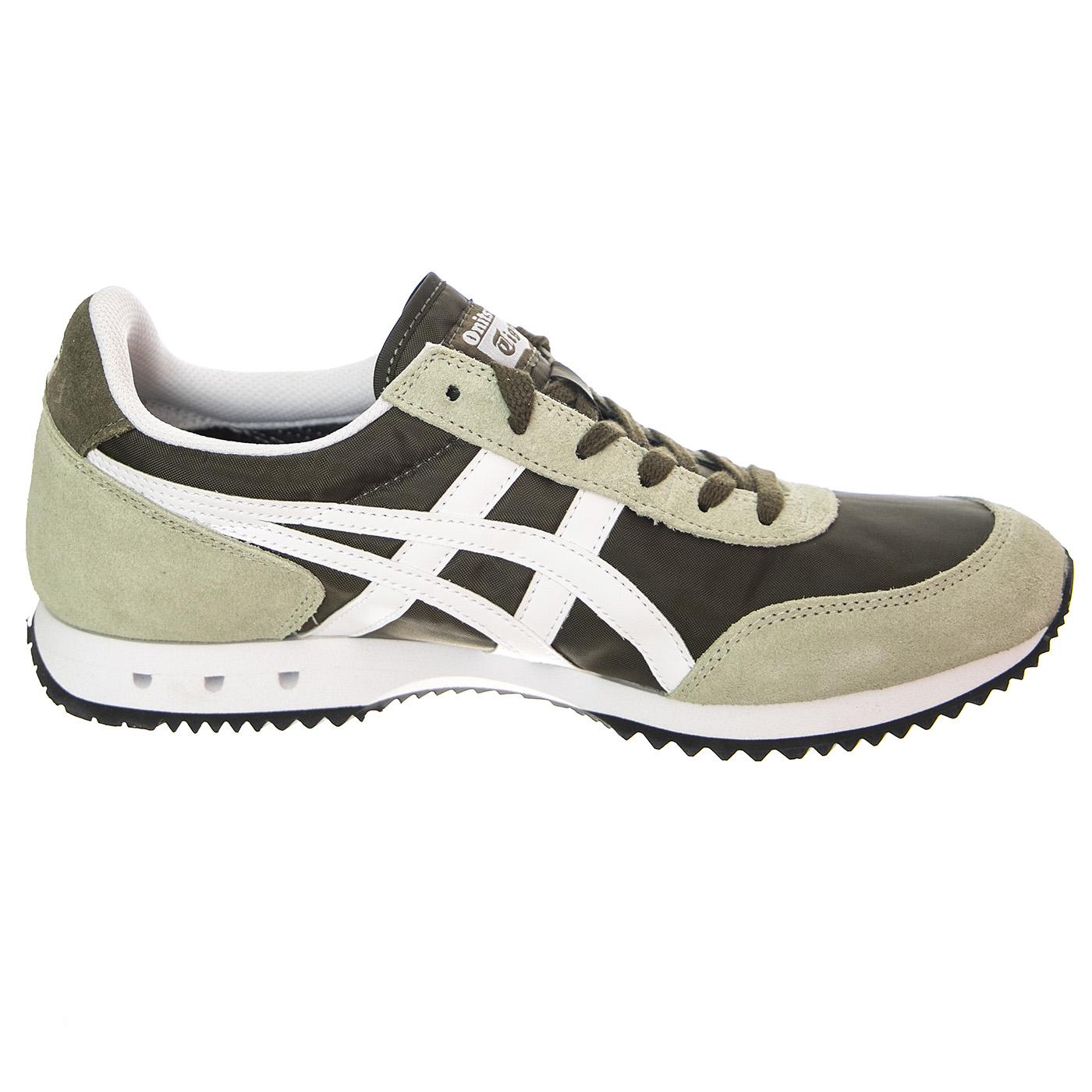 New York Bronze Green / White - Scarpe Stringate Profilo Basso Uomo Bianche 1183A205-301  ASICS 