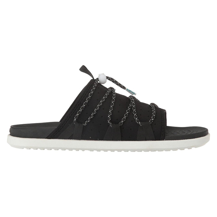 PALMER - JIFFY BLACK/SHELL WHITE - Sandali Uomo Neri 61101700-1007 BLK NATIVE 