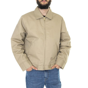 Lined Eisenhower Jacket Rec Khaki - Giacca Invernale Uomo Beige DK0A4XK4KHK1  DICKIES 