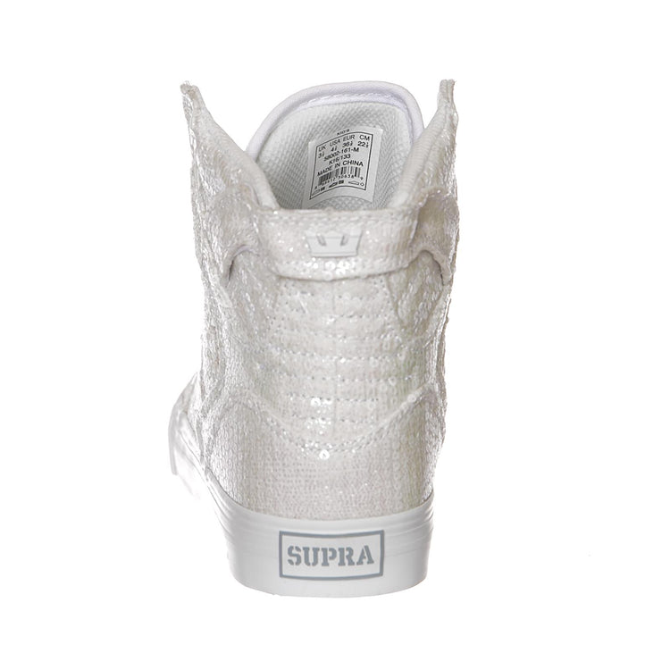 Skytop - Scarpe Profilo Alto Bambino / Bambina Bianche 58002-161-M-161  SUPRA 