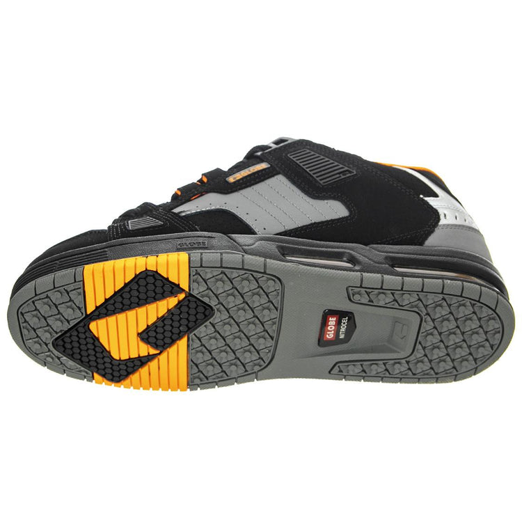 Sabre Black / Grey / Orange - Scarpe Stringate Profilo Basso Uomo Nere GBSABR-20087  GLOBE 