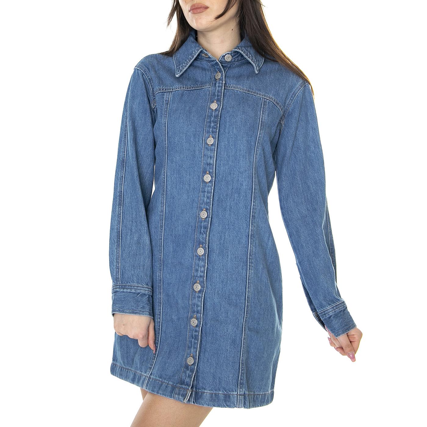 W' Shay Denim Dress - Abito Denim Jeans Donna Blu A4585-0001  LEVIS 