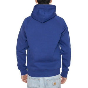 Hooded Chase Sweat Wolfsbane / Gold - Felpa Uomo Blu I033661.30XXX . CARHARTT WIP 