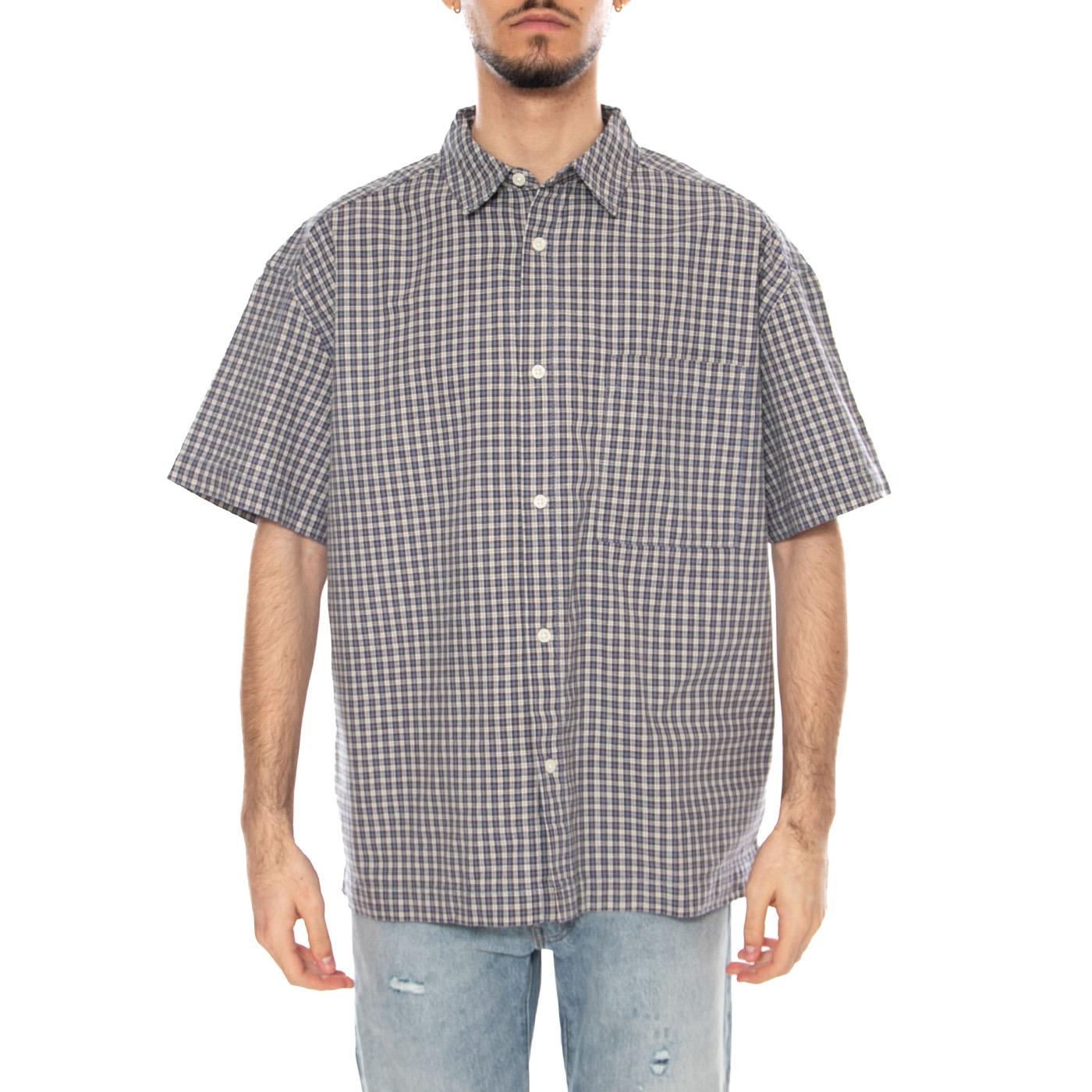 S/S Shirt - Camicia Maniche Corte Uomo Blu 22037293 4943798 ONLY & SONS 