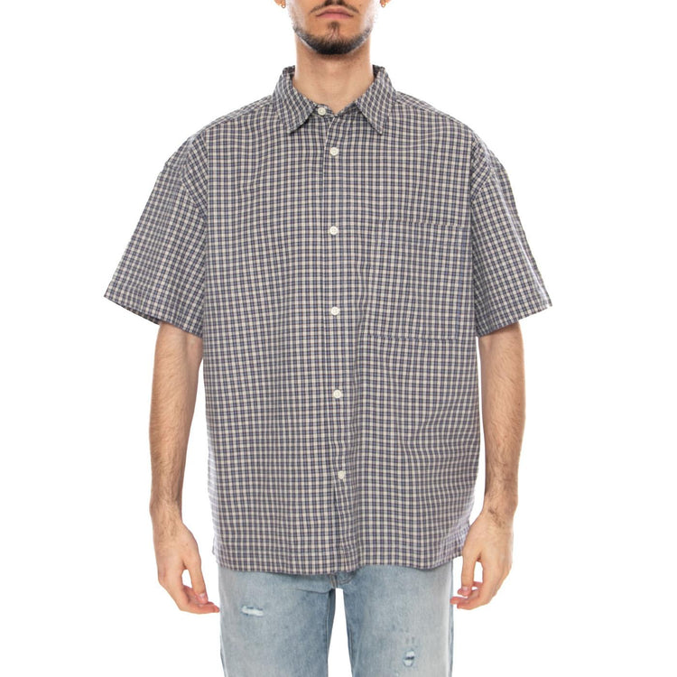 S/S Shirt - Camicia Maniche Corte Uomo Blu 22037293 4943798 ONLY & SONS 