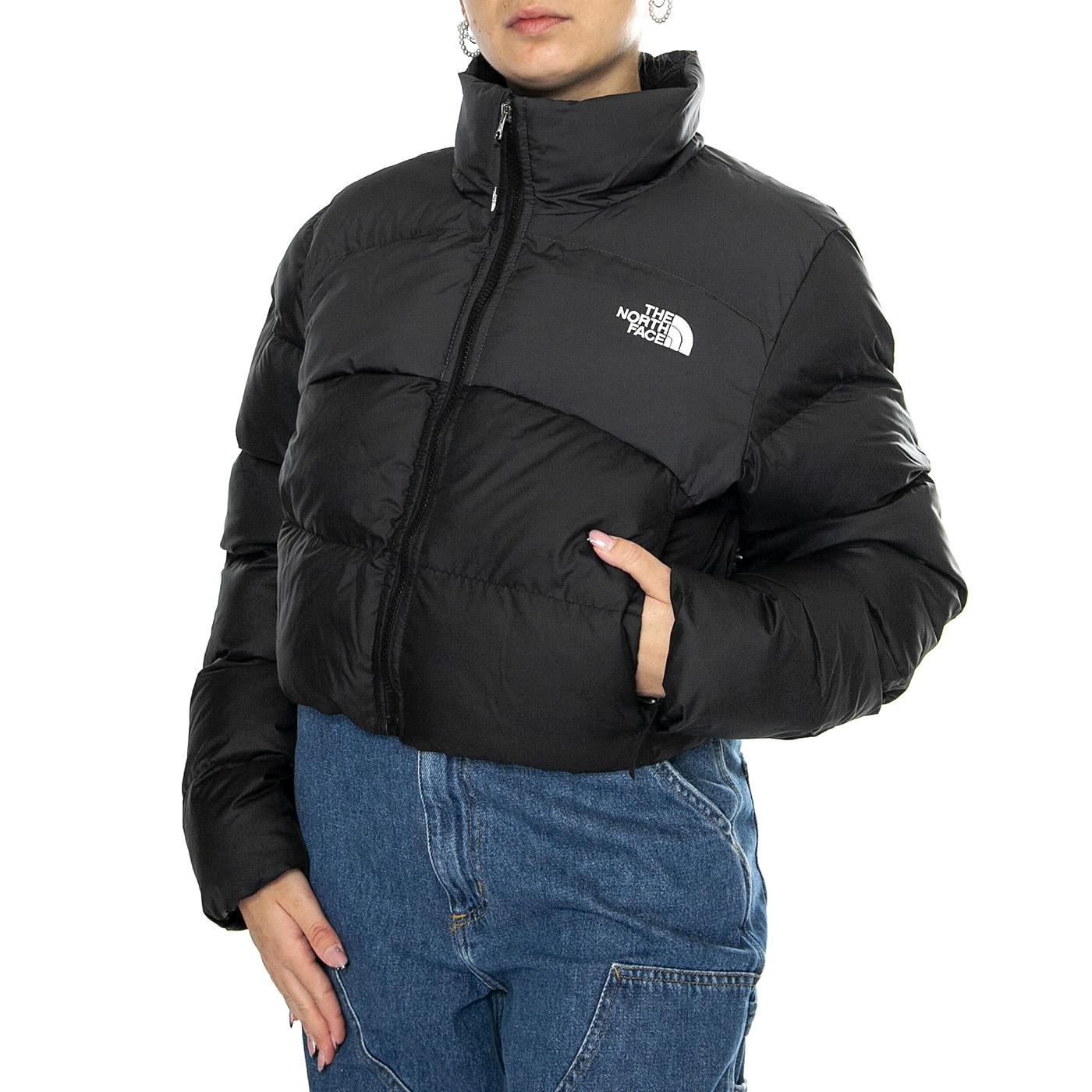 W Cropped Saikuru TNF Black / Asphalt Grey - Giacca Donna Nera NF0A89JCKT01  THE NORTH FACE 