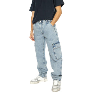568 Loose Straight Cargo My Pocket Full - Pantaloni Denim Jeans Uomo Blu 000LP-0001  LEVIS 