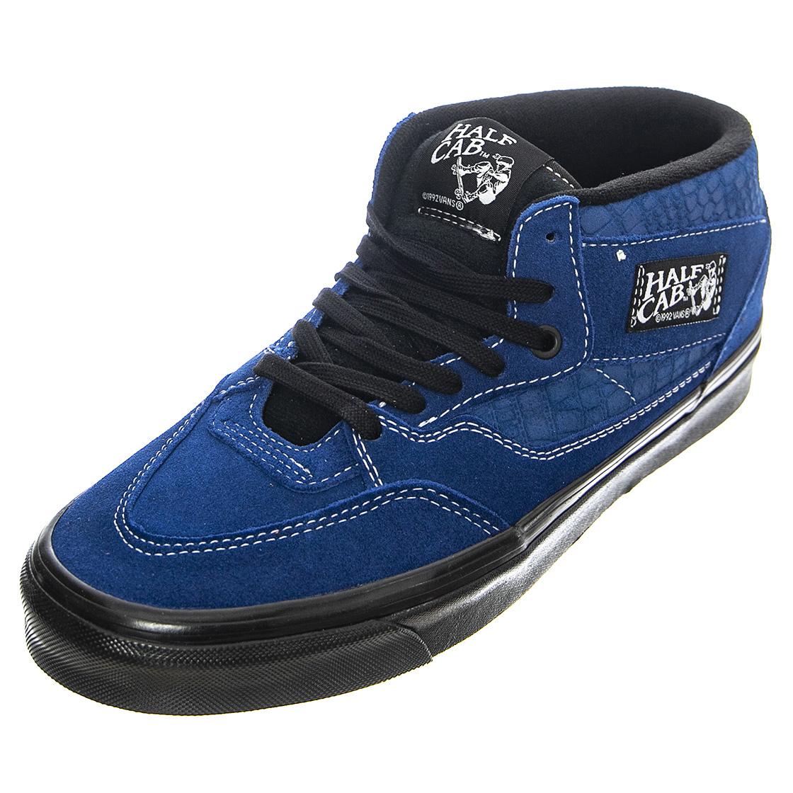 UA Half Cab 33 DX ANFC OGCR Navy - Scarpe Stringate Mezzo Collo Uomo Nere / Blu Navy VN0A5KX6Y401  VANS 