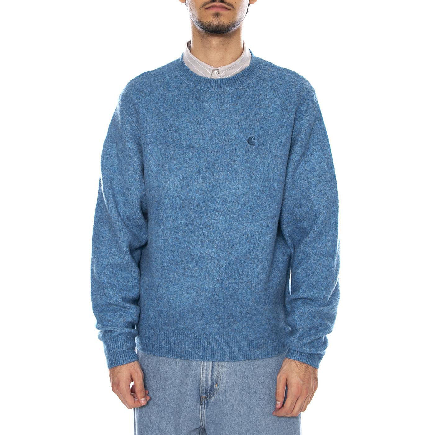 Curtis Sweater Tangled Angelite - Maglione Girocollo Uomo Blu I035394.3B2XX  CARHARTT WIP 