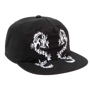 Tein Dragon V 6 Panels Hat - Cappellino con Visiera Nero HT00754-BLACK  HUF 