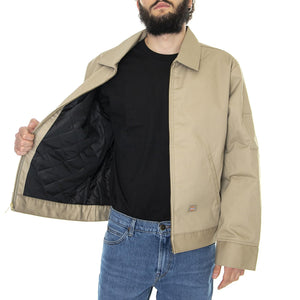 Lined Eisenhower Jacket Rec Khaki - Giacca Invernale Uomo Beige DK0A4XK4KHK1  DICKIES 