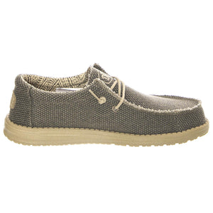 M' Wally Braided Army - Scarpe Stringate Profilo Basso Uomo Grige HD.40003.ARMY  HEY DUDE 