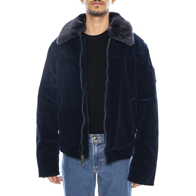 Aviator Jacket Indigo - Giacca Uomo Blu 112371769 . WRANGLER 