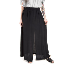 HENNA MAXI SKIRT BLACK 14152212-999  MINIMUM 