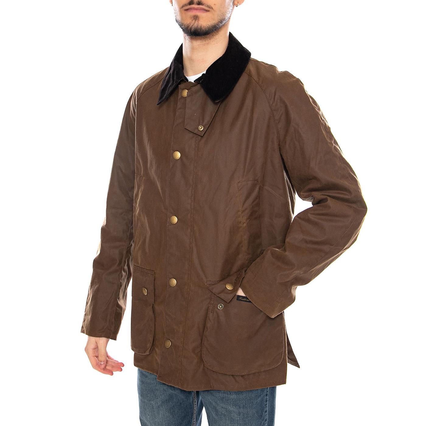 Ashby Wax Jacket Bark - Giacca Uomo Marrone MWX0339 BR31 BARBOUR 