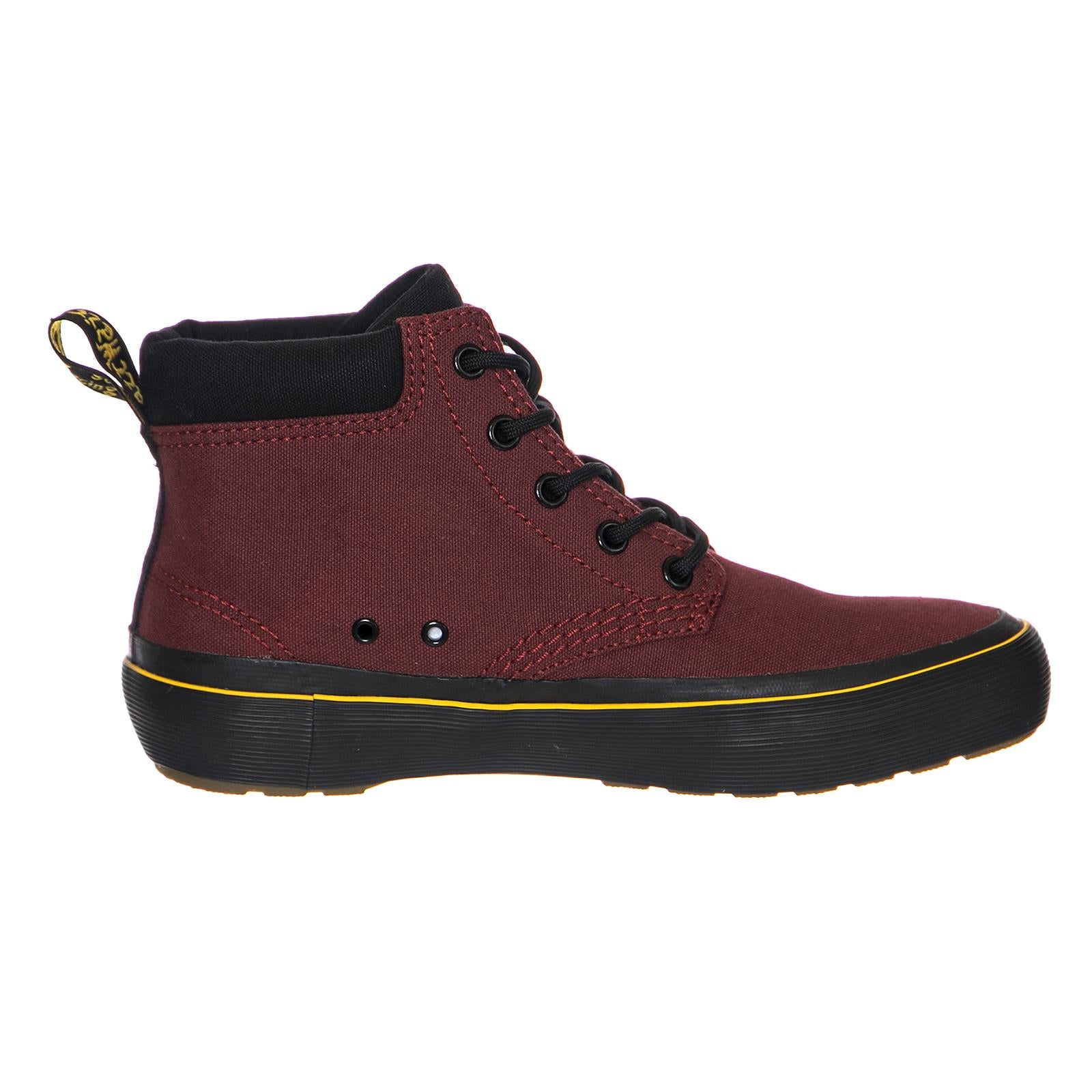 M' Allana Cherry Red / Black Canvas Shoes DMSALLCRCV22307600  DR.MARTENS 