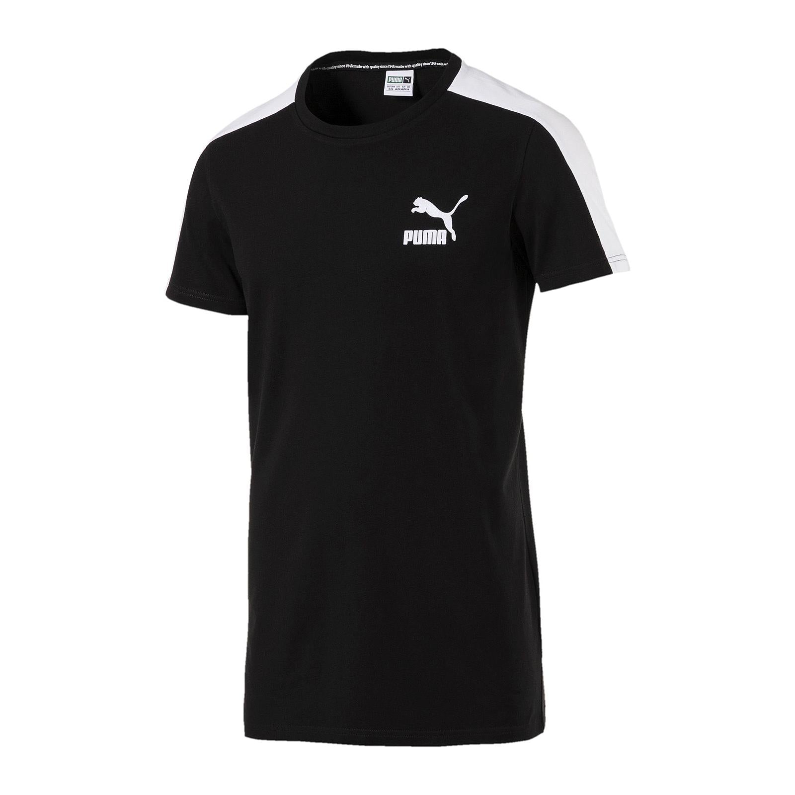 Archive T7 Stripe Tee Puma Black--white 57501551  PUMA 