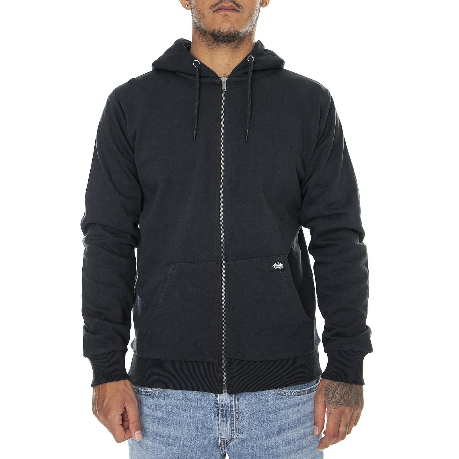 Kingsley - Felpa con Cappuccio e Zip Uomo Blu 03 200092-DN . DICKIES 
